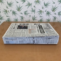 新聞紙5キロ　窓拭き、ペットシート、野菜の保存