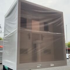 新品トイレユニット 大便器＋小便器特注タイプ 水洗方式 浄化槽 フォークでラクラク移動可能 換気扇・照明標準装備 仮設トイレより高品質の画像