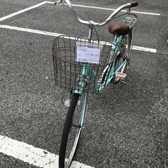 ★リユースのサカイ春日部店★KJ10424  軽快車 26インチ ブルー クリーニング済みの画像