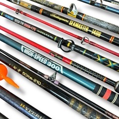 釣竿 まとめ 14本 セット SHIMANO シマノ RYOBI OCEAN などの画像
