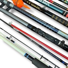 釣竿 まとめ 14本 セット SHIMANO シマノ RYOBI OCEAN などの画像