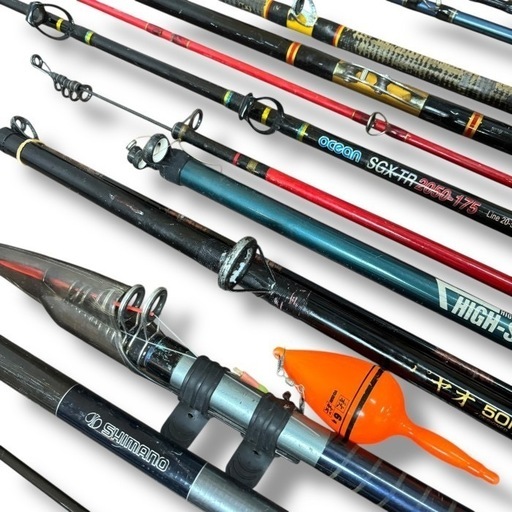 釣竿 まとめ 14本 セット SHIMANO シマノ RYOBI OCEAN など