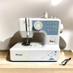 Nissoミニミシン ミニデスクトップ電動ミシンの画像