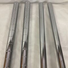 中古　ルミナス　①　メタルラックパーツ　転倒防止　突っ張りポール 　突っ張り棒　径25mm　長さ47～74cm　2本セット　愛知県 一宮市 名古屋 稲沢 江南 岩倉 岐阜 羽島 各務ヶ原 三重 愛知 グッドプライス一宮の画像