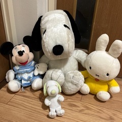ぬいぐるみ4体