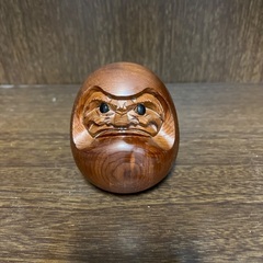 木彫りのだるま
