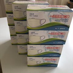 不織布マスク 白　12箱(600枚)おまとめ