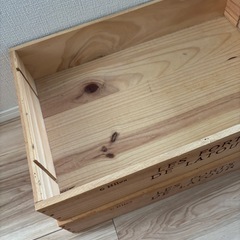 DIY 木箱　ワイン箱　4つ