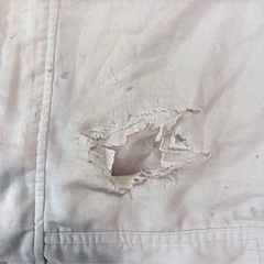 作業着 薄め 春夏秋用？ 大きいサイズ大きめ　薄い色のグレー　灰色の画像