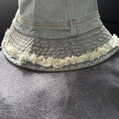 TWICEサナ風　デニムバケットハット　美品