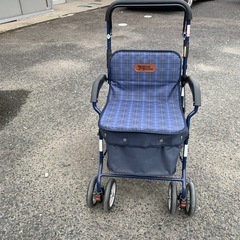 幸和製作所　アルミ製　シルバーカー　PW298 ネイビー　手押し...