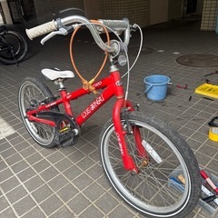 子供用自転車　20インチ　ルイガノ　　LGS-J20 ギアなし、ライトなし、鍵なし、マウンテンバイク　レッドの画像