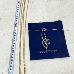 【中古品】GIVENCHY ジバンシー 二重チェーン ロング ネックレス ゴールド ジバンシィ ファッション アクセサリーの画像