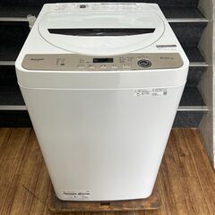 洗濯機シャープ ES-GE6GT 2023年 6kg 【安心の3...