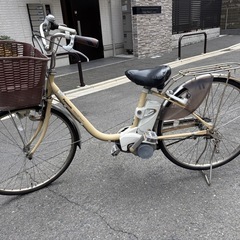 Panasonic電動アシスト自転車 アイボリー