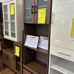 ★ジモティー割あり★2枚扉食器棚/クリーニング済みHG-6041