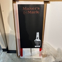 Maker‘s Mark のあ型看板　未使用品　引き取り限定無料