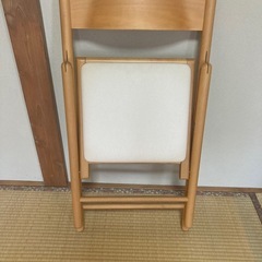 無印良品の折りたたみ椅子の画像