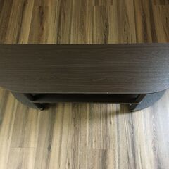 【訳あり品特価／組立品／１点限定】テレビ台　50型　幅120cm　TV50CB　ブラウン×黒の画像