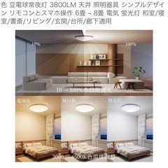LEDシーリングライトの画像