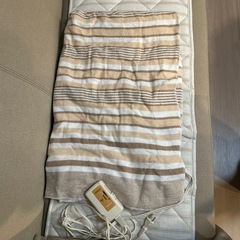 YAMAZEN 電気毛布 ストライプデザイン