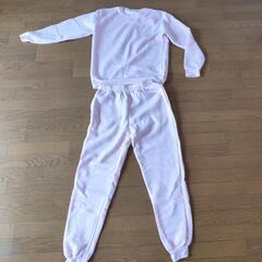 女性用　ピンクトレーナー上下セット