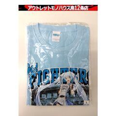 未使用品 日本ハムファイターズ×雪ミク Tシャツ Lサイズ 日ハ...