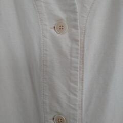 □■無印良品■□コート□■M〜L（キナリクリーム） コットン長袖の画像