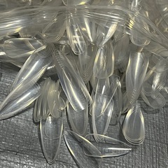 未使用品 ネイルチップ 付け爪 アーモンド ポイント　大量　まとめ売り　サイズ：0.1.2.7.8.9の画像