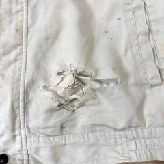 作業着 薄め 春夏秋用　大きいサイズ大きめ　薄い色のグレー　灰色の画像