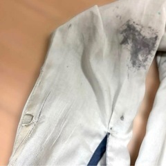 作業着 薄め 春夏秋用　大きいサイズ大きめ　薄い色のグレー　灰色の画像
