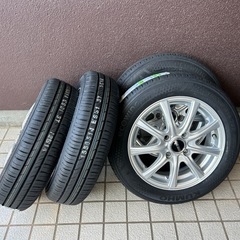 新品タイヤ155/65R14 バランス済みホイールセット