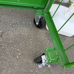 ◎カゴ台車①緑 かなりの美品  早い者勝ち！の画像