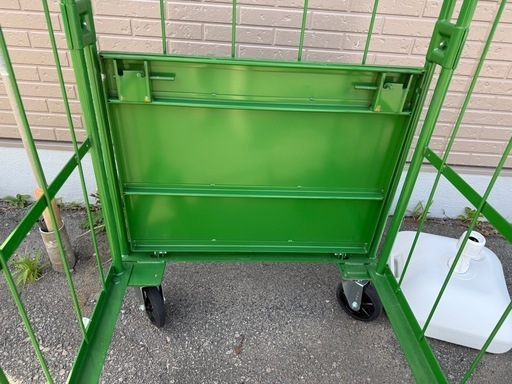 ◎カゴ台車①緑 かなりの美品 早い者勝ち！
