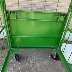 ◎カゴ台車①緑 かなりの美品  早い者勝ち！の画像