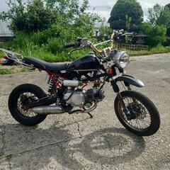 交換可　始動のみ確認　キットバイク　エンジン125  部品取りや...