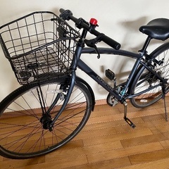 HONESTONE カゴ付き自転車 27インチ 切替付き リサイ...