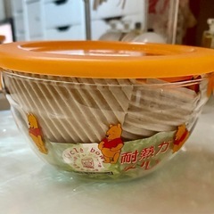 ディズニー　プーさん　ガラス耐熱容器　3点セットの画像