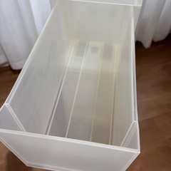 0円　無印良品　キャスター付き　収納ボックスの画像