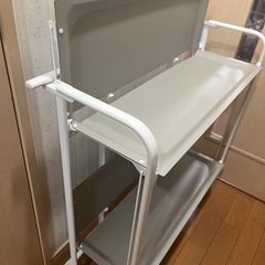 ASPLUND折り畳みキッチンワゴンキャスター付き デザイナーズ家具 フォールディングワゴン の画像