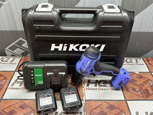【中古】ハイコーキ HiKOKI FDS12DAL 10mmコードレスドライバドリル バッテリ×2・充電器付き【ハンズクラフト佐賀】