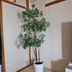 IKEA 人工観葉植物 鉢付き 