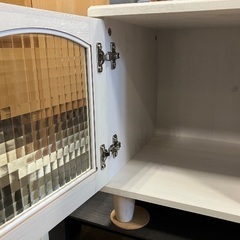 【軽トラック貸出中】テレビボード　アイボリーの画像