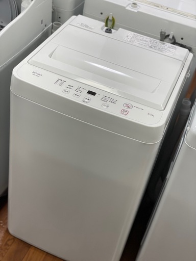 送料・設置込み可　洗濯機　5.5kg ヤマダ電機　2024年【分解クリーニング済み】