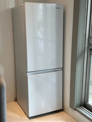 【税込34,500円→10,000円】ハイセンス 2ドア冷蔵庫175L ホワイト（右開き/幅49cm/2022年製）