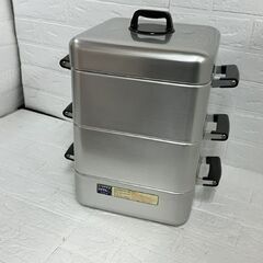 タテヤマ 角蒸 ロイヤル ニ重 26cm 角むし アルミニウム 蒸し器 蒸し鍋 立山アルミニウム 現状品 札幌市 白石店 の画像
