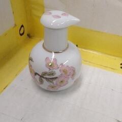 0612-393 桜　焼物　お皿　醤油さし　お花　ピンク