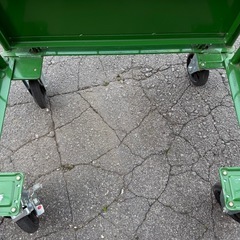◎カゴ台車③  グリーン 傷錆少なく美品です！
の画像
