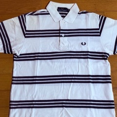 FRED PERRY ボーダー柄ポロシャツ