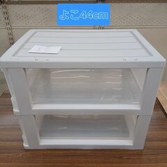 2段　収納ケース　クリアケース　1000円　の画像
